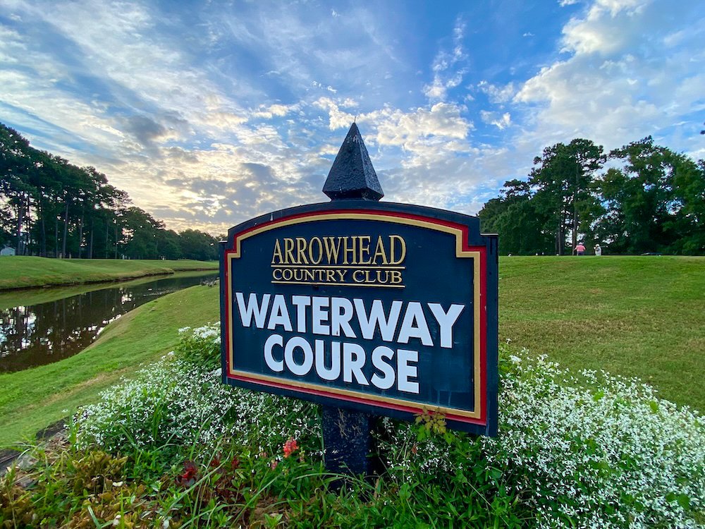 Arrowhead Country Club Waterway Course entrance, Myrtle Beach
