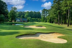 Fairway bunkers at the Plantation Course, Kingsmill Resort