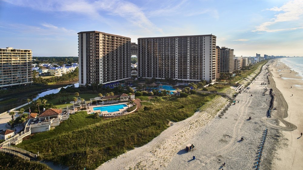 North Beach Resort and Villas oceanfront towers, North Myrtle Beach