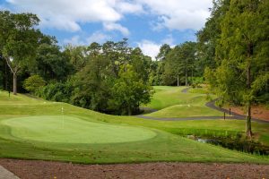 Holes 8 and 2 at The Shoe, Golden Horseshoe Golf Club